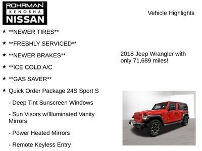 2018 Jeep Wrangler Unlimited Sport S