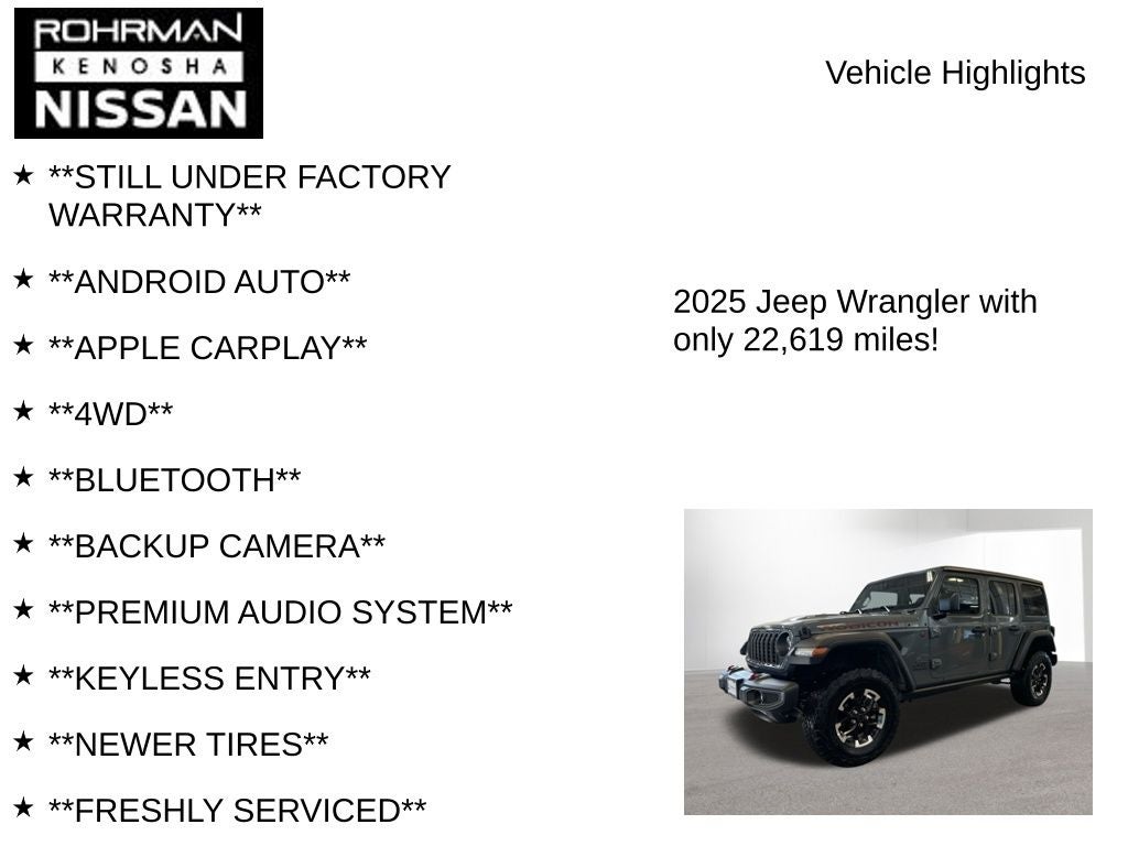 2025 Jeep Wrangler Rubicon