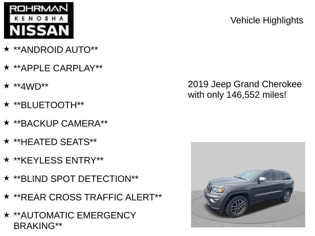 2019 Jeep Grand Cherokee Limited