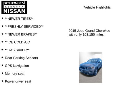 2015 Jeep Grand Cherokee Limited