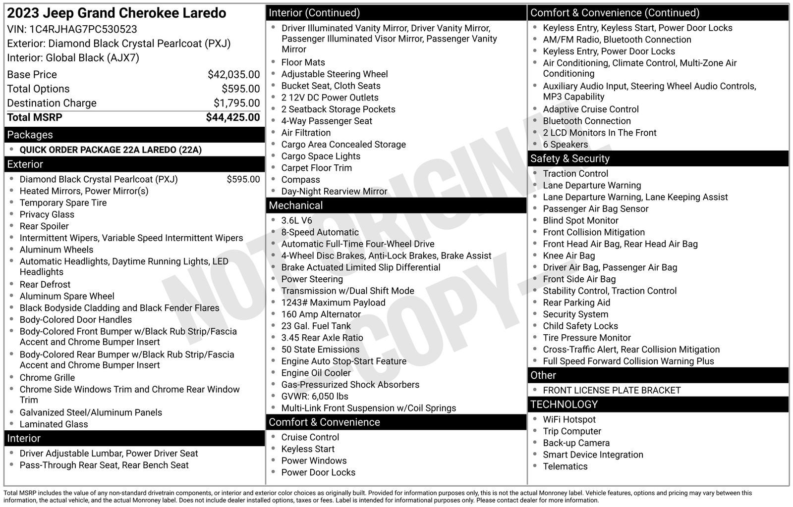 2023 Jeep Grand Cherokee Laredo 4WD