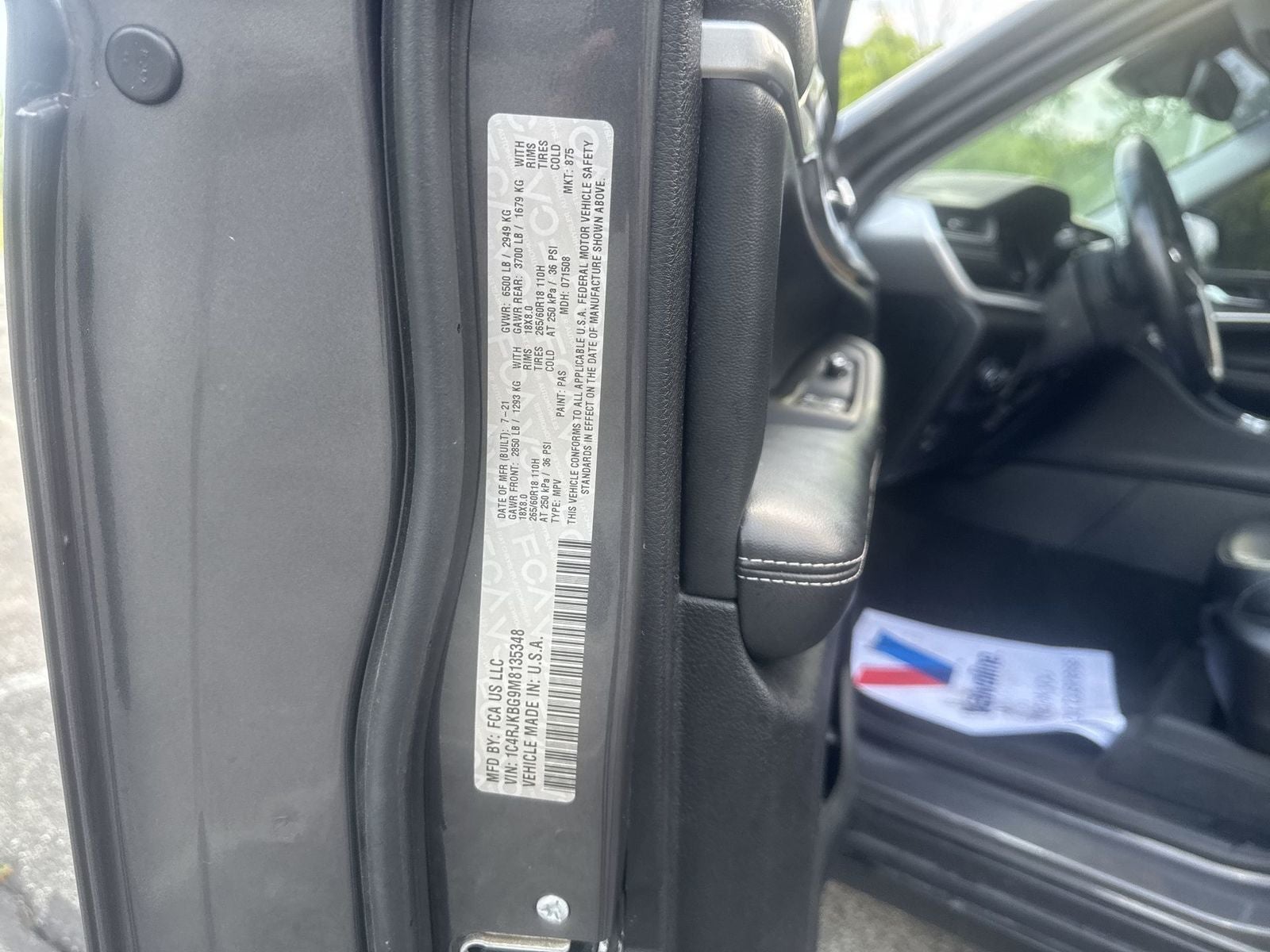 2021 Jeep Grand Cherokee L Limited