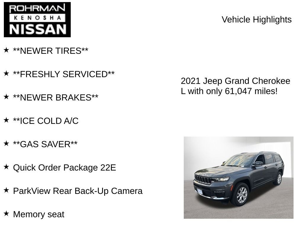 2021 Jeep Grand Cherokee L Limited