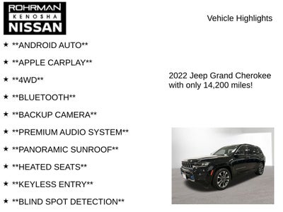 2022 Jeep Grand Cherokee Overland 4xe