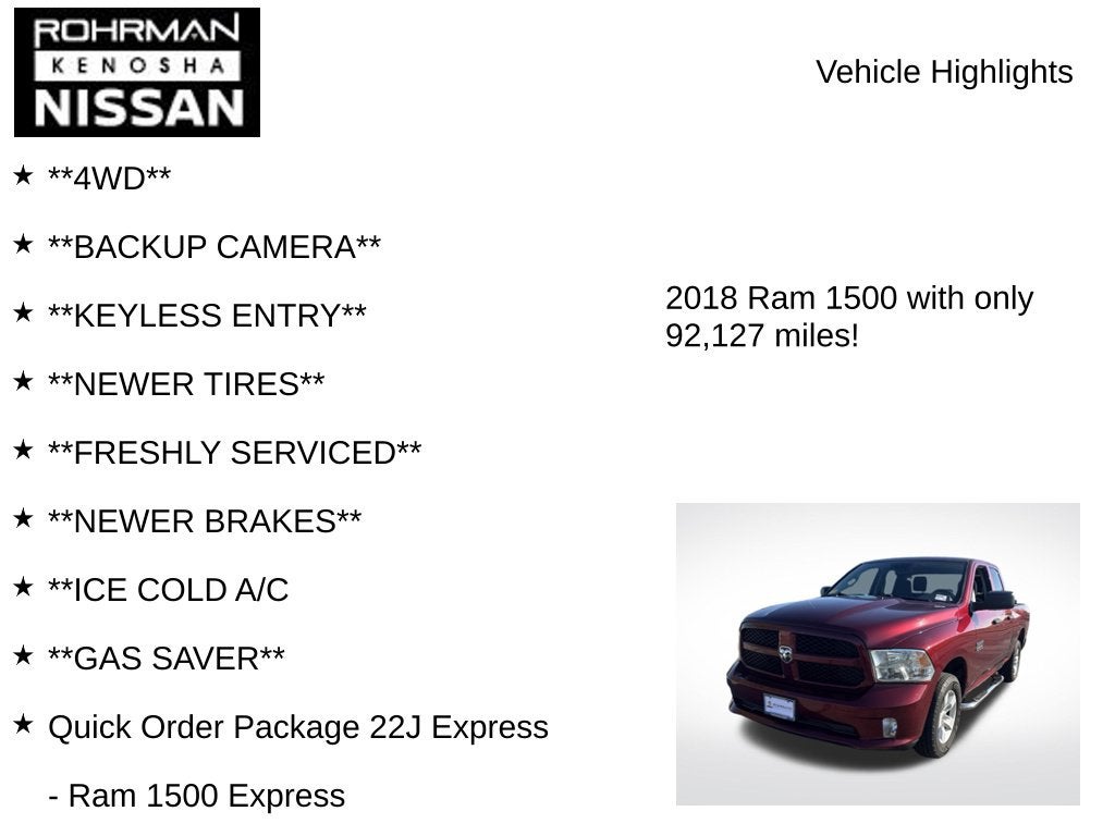 2018 RAM 1500 Express