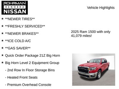 2025 RAM 1500 Big Horn/Lone Star
