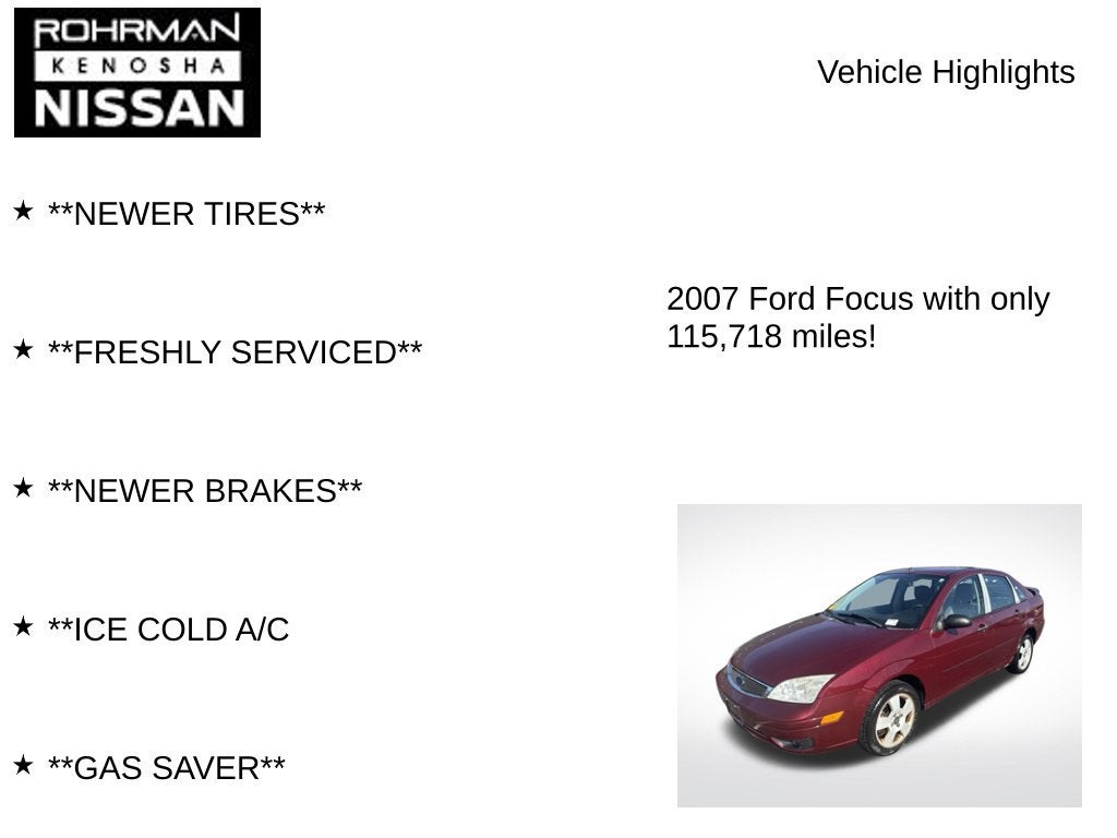 2007 Ford Focus S