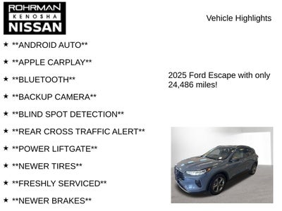 2025 Ford Escape ST-Line