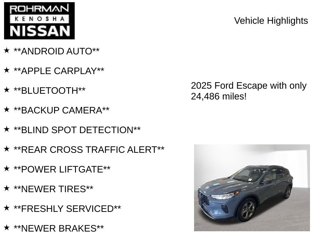 2025 Ford Escape ST-Line