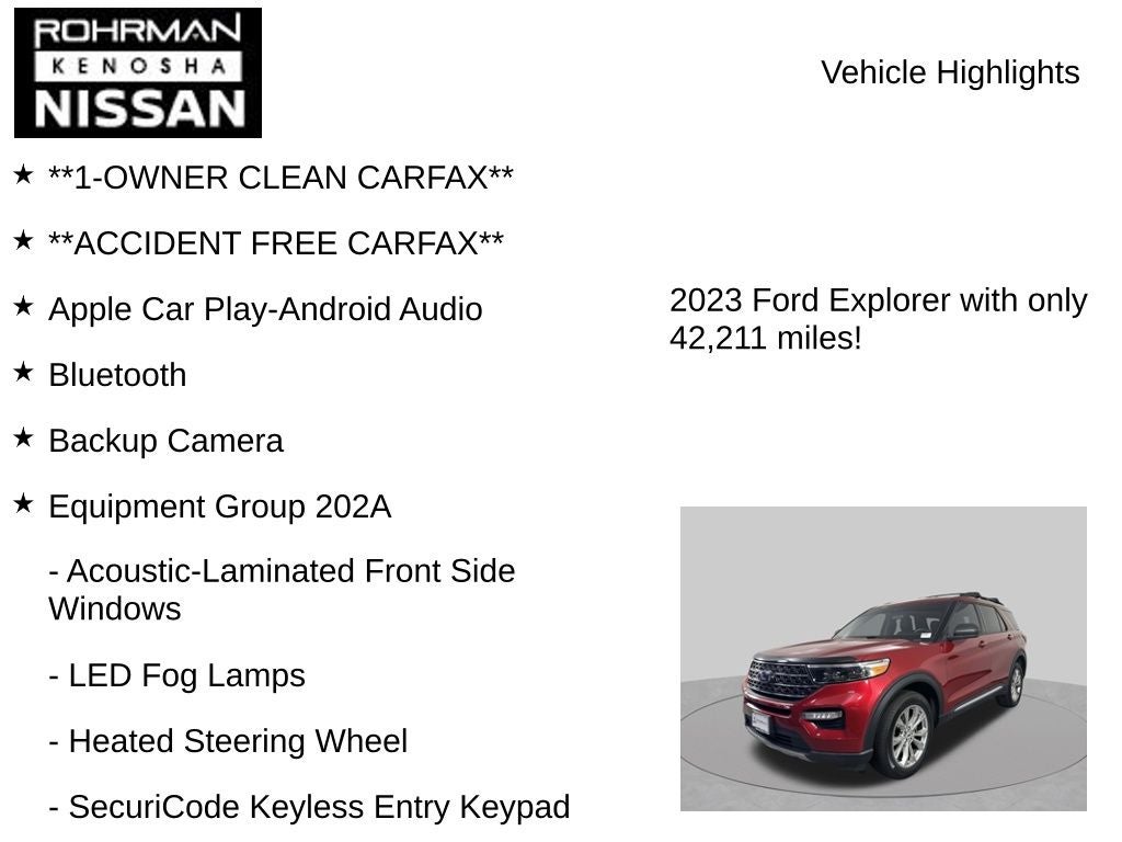2023 Ford Explorer XLT