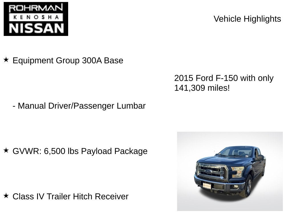 2015 Ford F-150 XLT