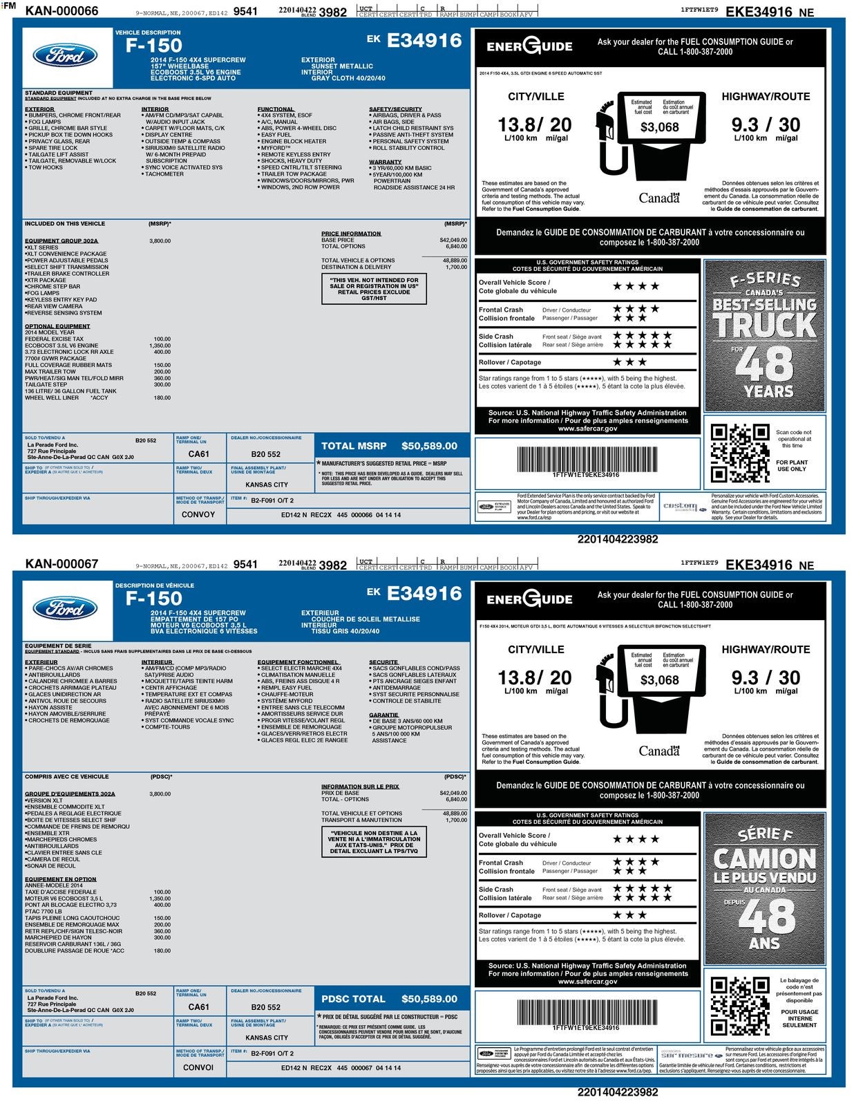 2014 Ford F-150 XLT