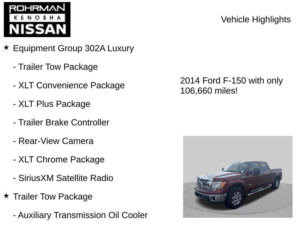 2014 Ford F-150 XLT