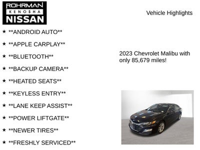 2023 Chevrolet Malibu LT 1LT