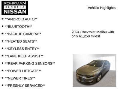 2024 Chevrolet Malibu LT 1LT