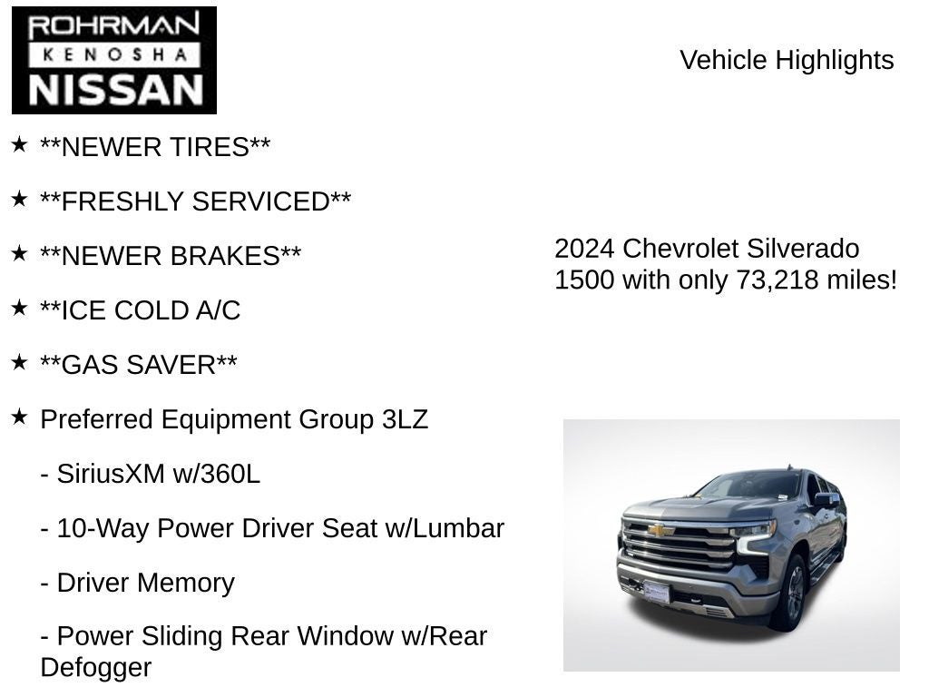 2024 Chevrolet Silverado 1500 High Country