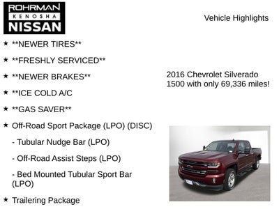 2016 Chevrolet Silverado 1500 LTZ 2LZ