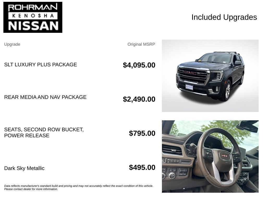 2021 GMC Yukon SLT