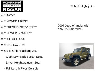 2007 Jeep Wrangler X