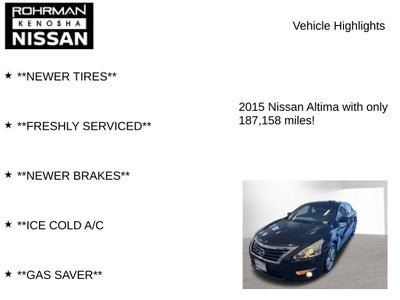 2015 Nissan Altima 2.5 SL