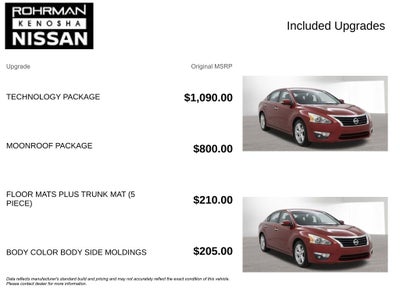 2015 Nissan Altima 2.5 SL Technology Package