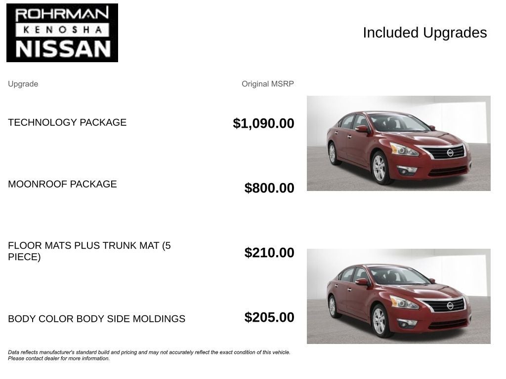 2015 Nissan Altima 2.5 SL Technology Package