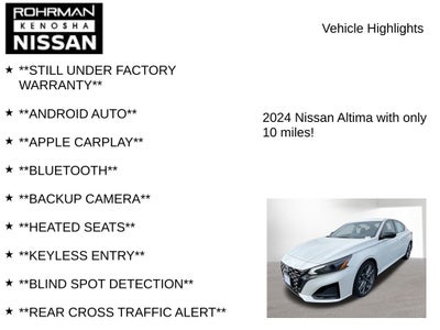 2024 Nissan Altima 2.0 SR