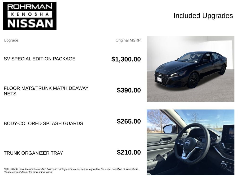 2026 Nissan Altima 2.5 SV Special Edition