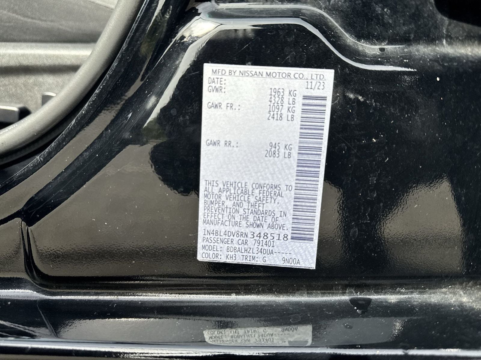 2024 Nissan Altima 2.5 SV