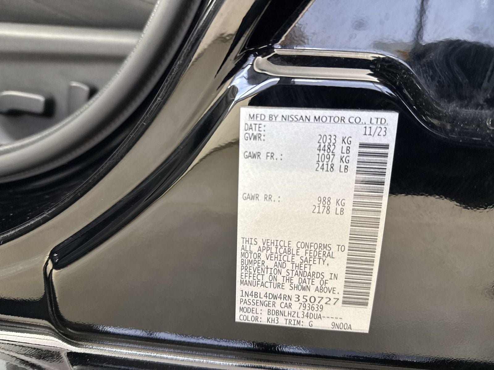 2024 Nissan Altima 2.5 SV