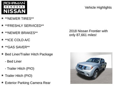 2018 Nissan Frontier SV