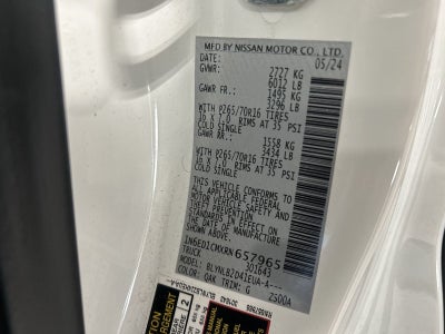 2024 Nissan Frontier SV