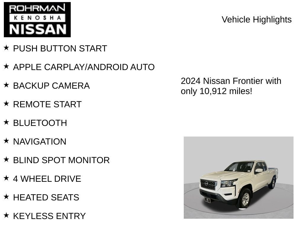 2024 Nissan Frontier SV