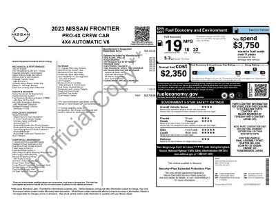 2023 Nissan Frontier PRO-4X