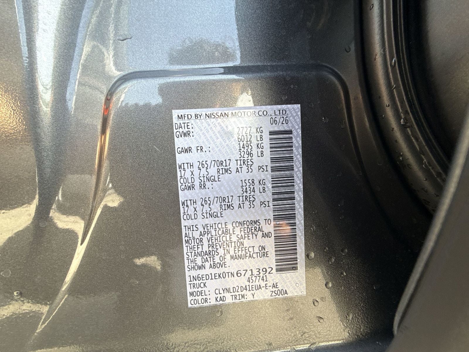 2026 Nissan Frontier PRO-4X Premium Package