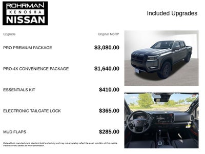 2026 Nissan Frontier PRO-4X Premium Package
