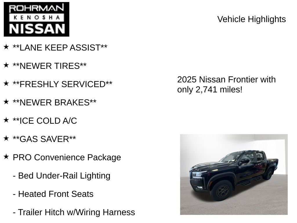 2025 Nissan Frontier PRO-4X