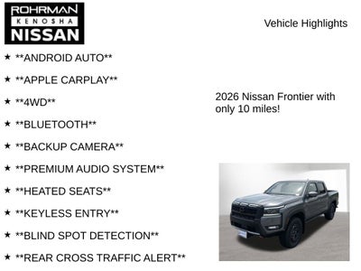 2026 Nissan Frontier PRO-4X
