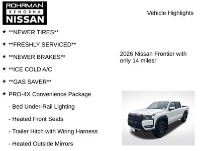2026 Nissan Frontier PRO-4X