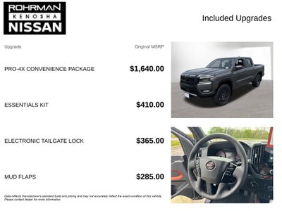 2026 Nissan Frontier PRO-4X Convenience Package