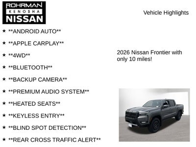 2026 Nissan Frontier PRO-4X