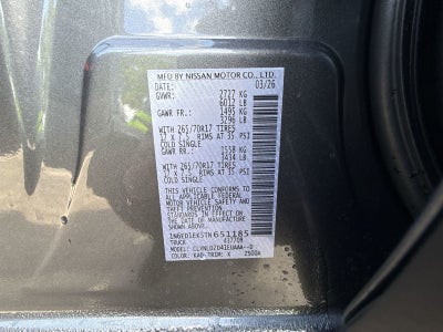 2026 Nissan Frontier PRO-4X