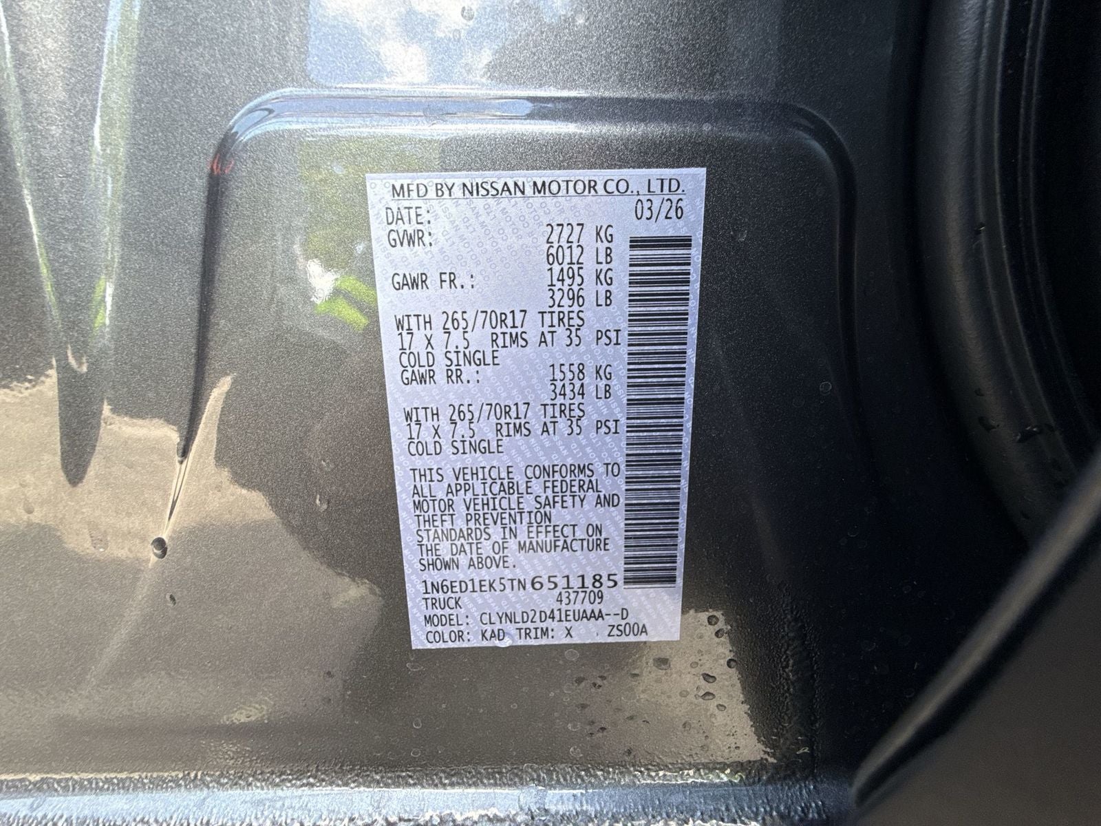 2026 Nissan Frontier PRO-4X