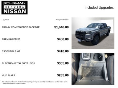 2026 Nissan Frontier PRO-4X Convenience Package
