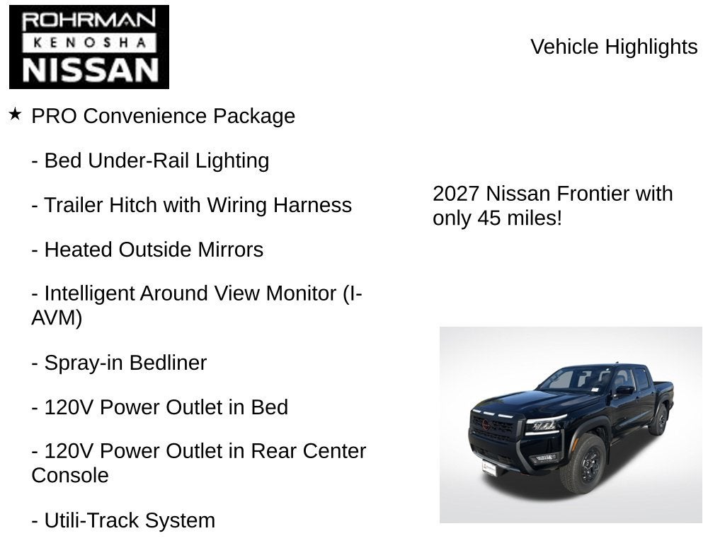 2027 Nissan Frontier PRO-4X
