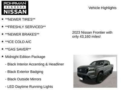 2023 Nissan Frontier SV Midnight Edition Package