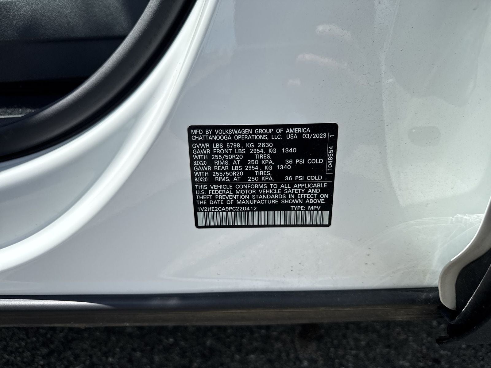 2023 Volkswagen Atlas Cross Sport 3.6L V6 SE w/Technology