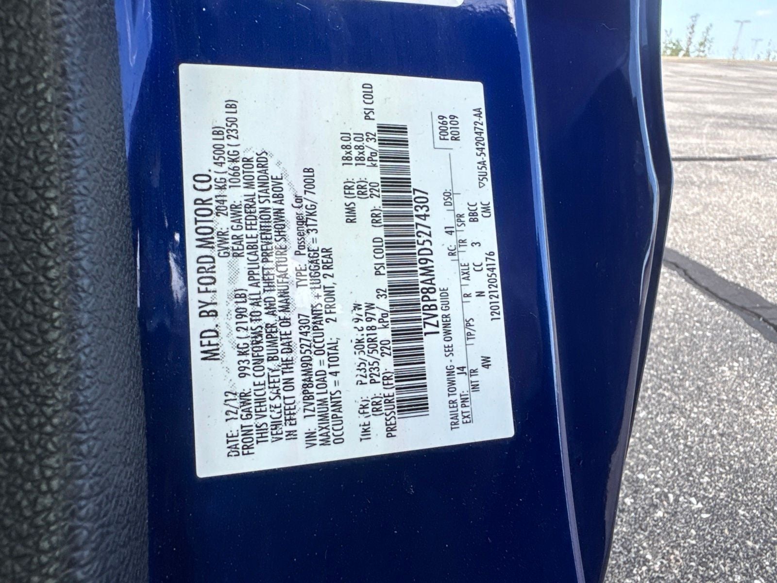 2013 Ford Mustang V6 Premium