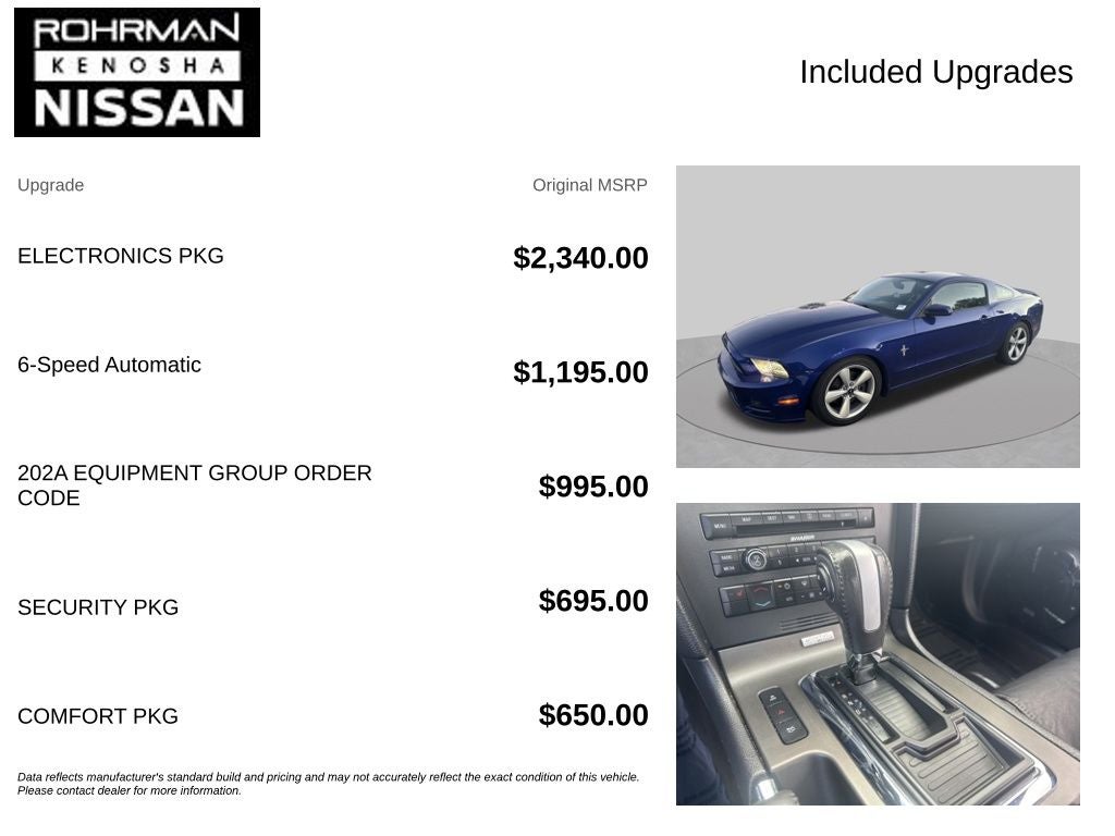 2013 Ford Mustang V6 Premium