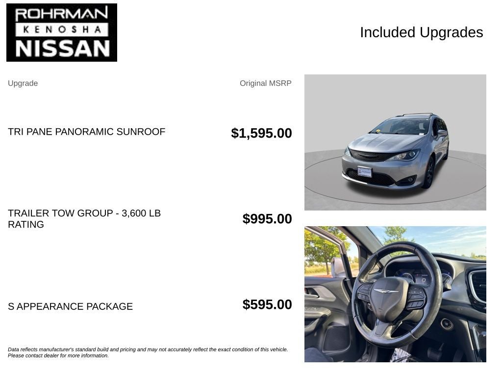 2018 Chrysler Pacifica Touring L Plus